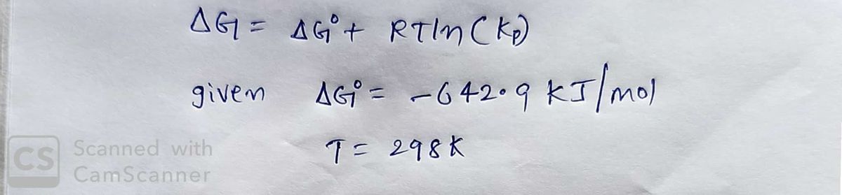 Chemistry homework question answer, step 1, image 1